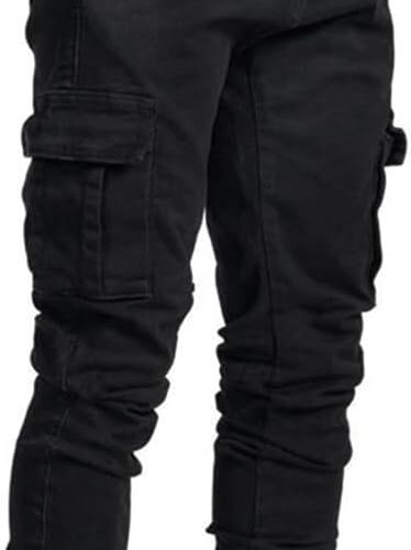 Men's Casual Stylish Straight Slim Fit Young Hiphop Skinny Denim Big and Tall Jeans