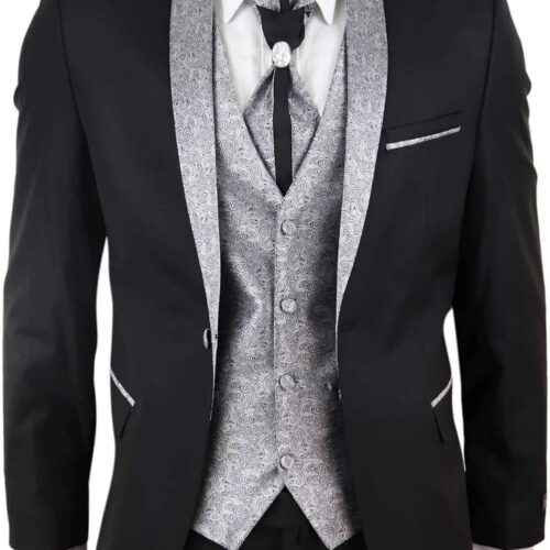 Four Piece Vintage Tuxedo With Cravat big and tall mens