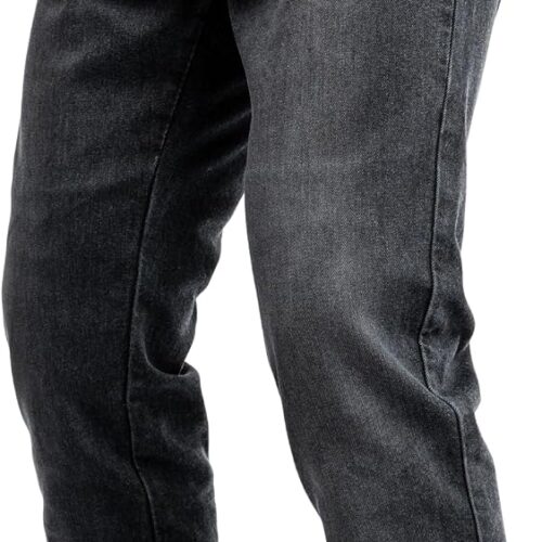 Motorcycle Urban Slim Fit Riding Fiber Protection Big and Tall Jeans for Men