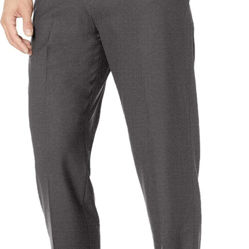 Men's Classic Fit Wrinkle Resistant Stretch Big and Tall Dress Pants