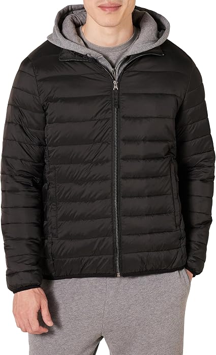 Men's Packable Lightweight Water Resistant Puffer Jacket Big and Tall