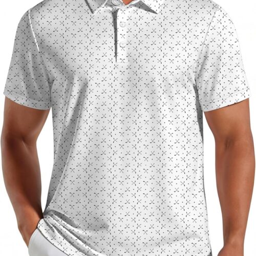 Men's Performance Moisture Wicking Collared Polo Big and Tall Shirt